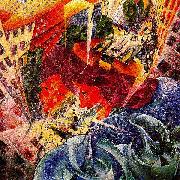 Umberto Boccioni Visioni simultanee Sweden oil painting artist